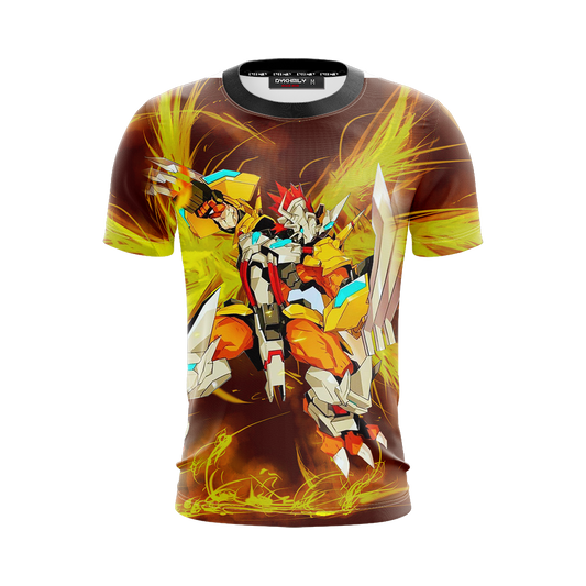 Digimon Greymon And Yagami Taichi 3D T-shirt   