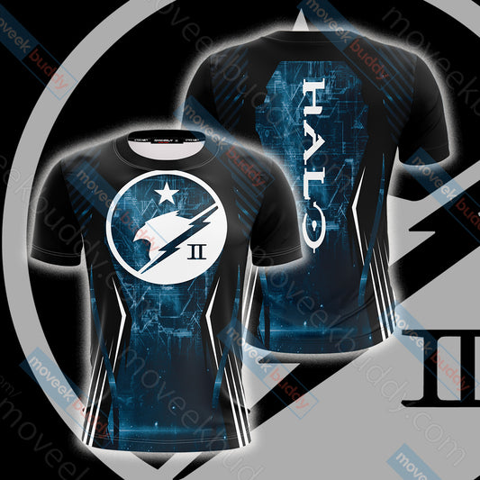 Halo - Blue Team Unisex 3D T-shirt   