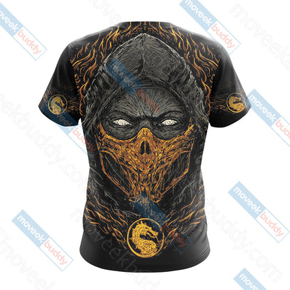 Mortal Kombat Scorpion New Style Unisex 3D T-shirt   