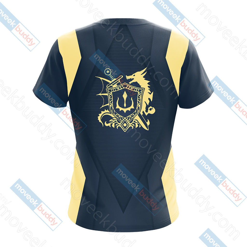 Dragon Quest Unisex 3D T-shirt   