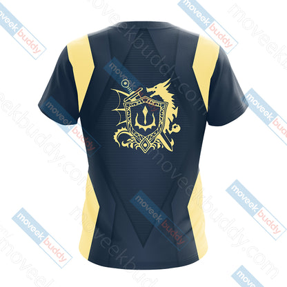 Dragon Quest Unisex 3D T-shirt   