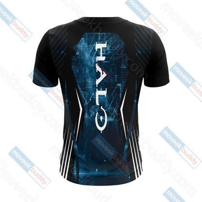 Halo - Blue Team Unisex 3D T-shirt   