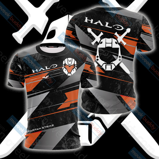 Halo - Spartans Helmet Unisex 3D T-shirt   