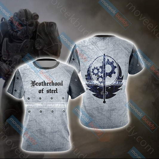 Fallout 4 - Brotherhood of steel Unisex 3D T-shirt   