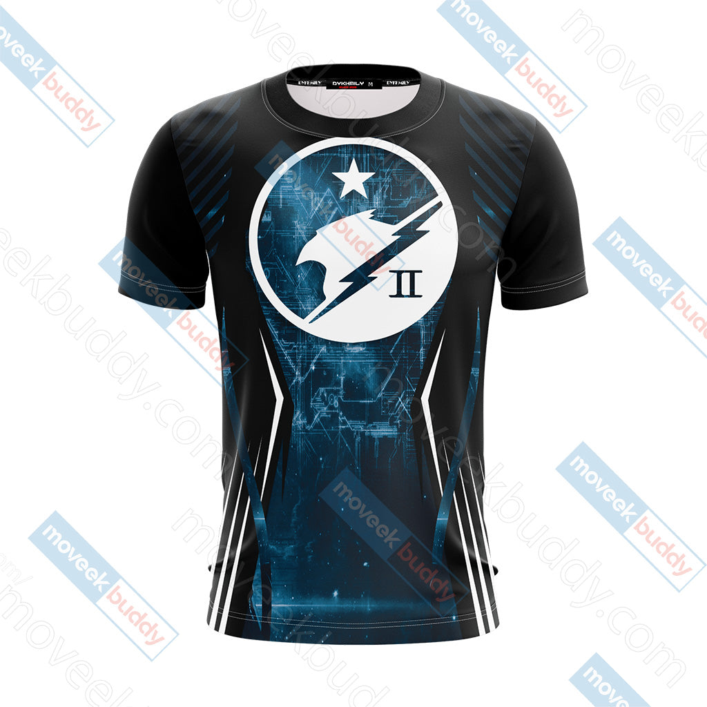 Halo - Blue Team Unisex 3D T-shirt   
