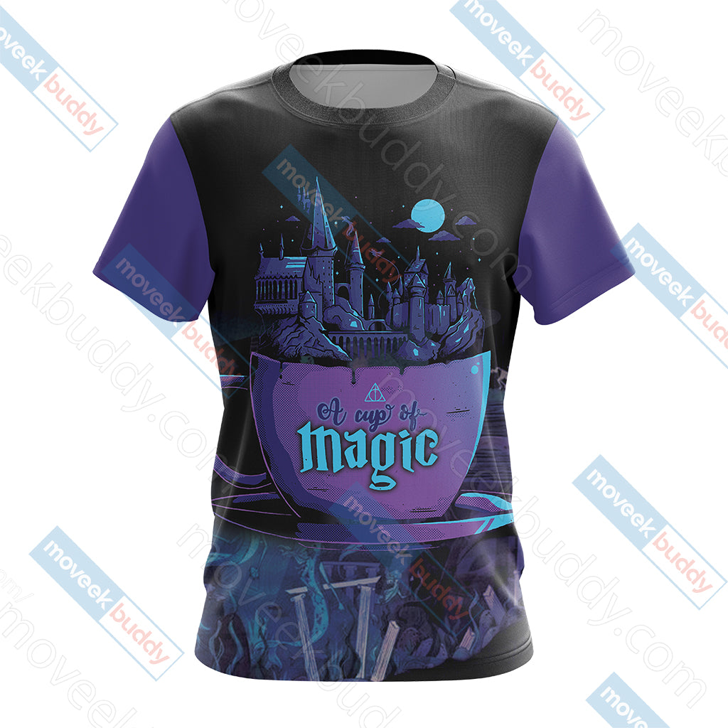 Hogwarts Is My Home A Up Og Magic Unisex 3D T-shirt   