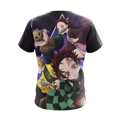 If You Can Read This I Was Forced To Put My Controller Down And Re-Enter Society Demon Slayer Unisex 3D T-shirt Zip Hoodie Pullover Hoodie   