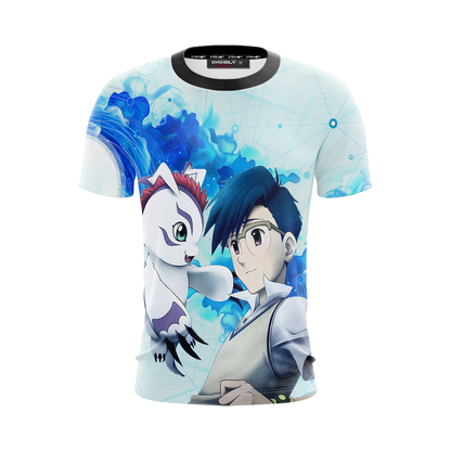 Digimon Joe and Gomamon Unisex 3D T-shirt   