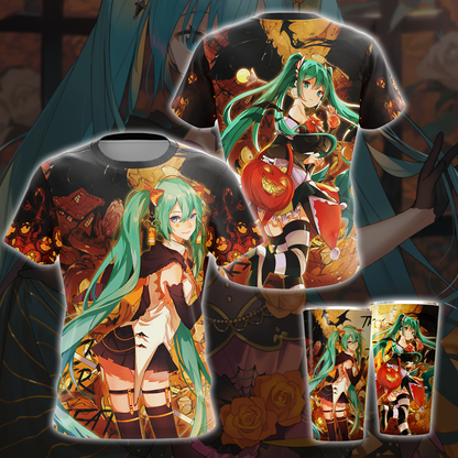 Hatsune Miku Halloween Tumbler   