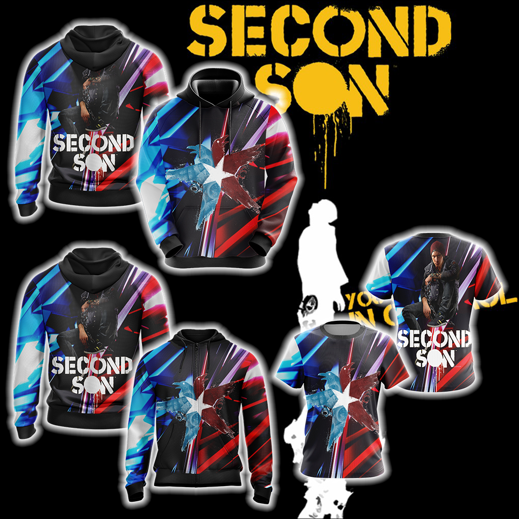 Infamous: Second Son Unisex 3D T-shirt   