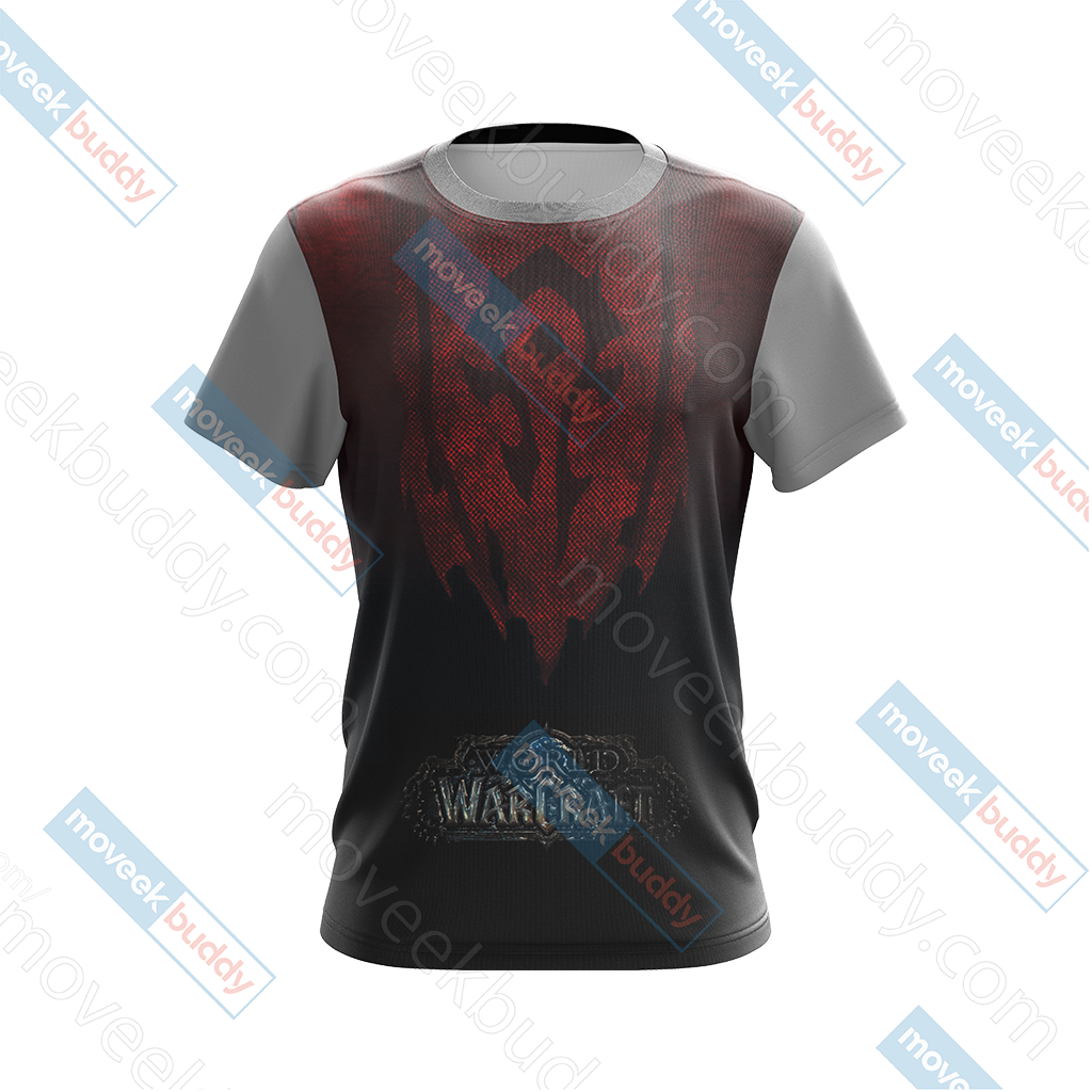 World Of Warcraft - For The Horde Unisex 3D T-shirt   