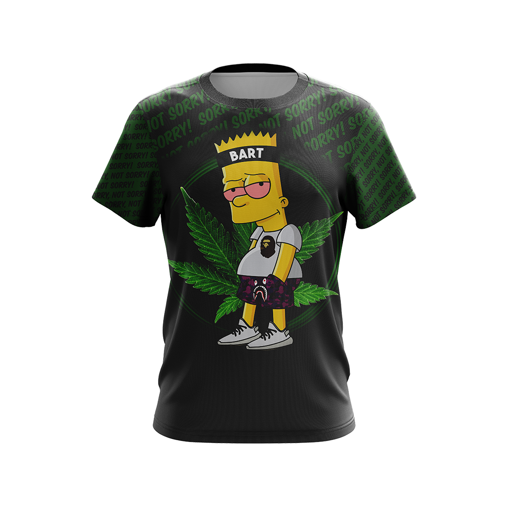 Bart The Simpsons Unisex 3D T-shirt   