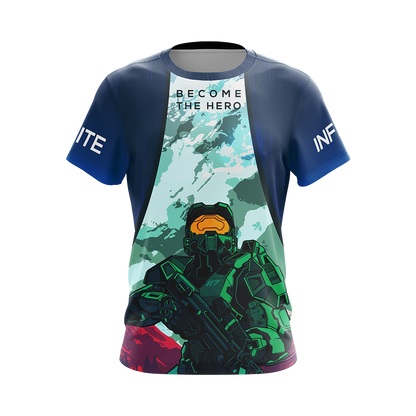 Halo Infinite - Become The Hero Unisex 3D T-shirt   