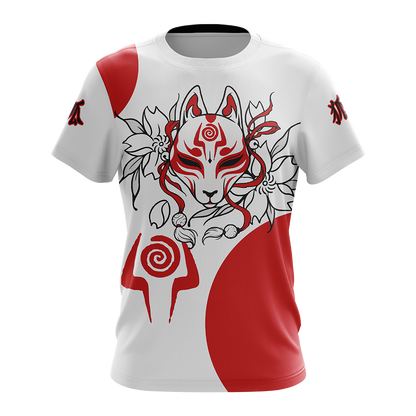 Ninetail Fox Spirit Unisex 3D T-shirt   