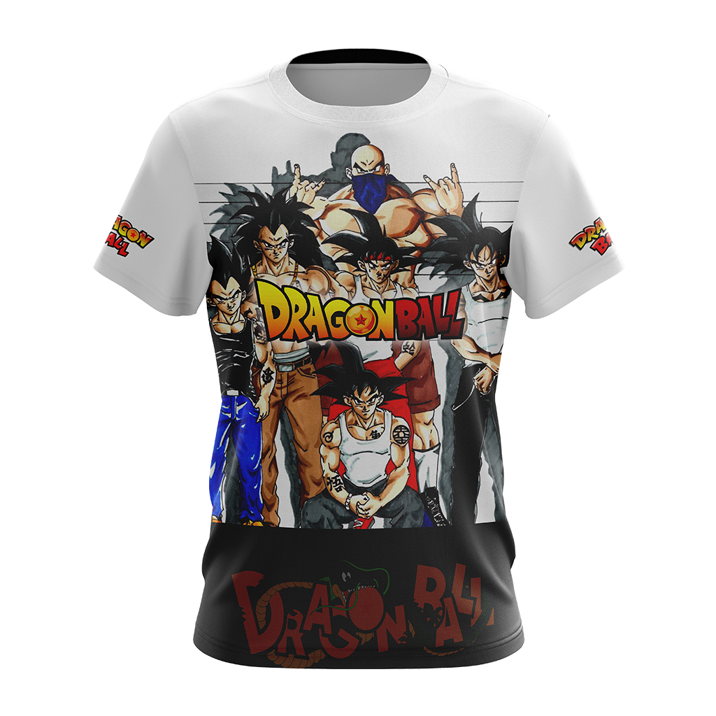 Dragon Ball - Saiyan Gang Unisex 3D T-shirt   