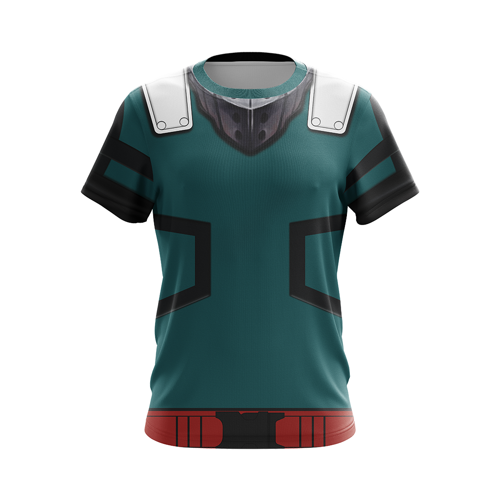 My hero Academia Deku 3D T-shirt Zip Hoodie Pullover Hoodie   