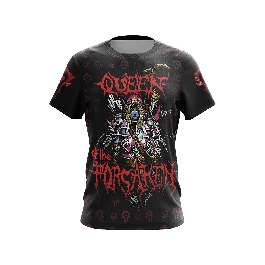 World Of Warcraft - Queen of the Forsaken Unisex 3D T-shirt   
