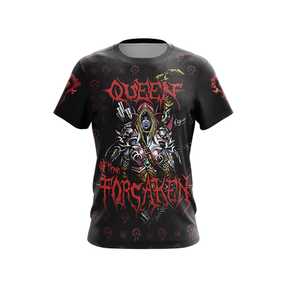 World Of Warcraft - Queen of the Forsaken Unisex 3D T-shirt   