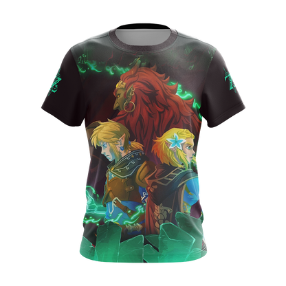 The Legend Of Zelda: Breath Of The Wild (BotW) Link, Zelda And Ganondorf Unisex 3D T-shirt   