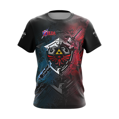 The Legend Of Zelda Unisex 3D T-shirt Zip Hoodie   