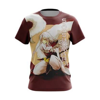 Inuyasha-Sesshomaru Unisex 3D T-shirt   