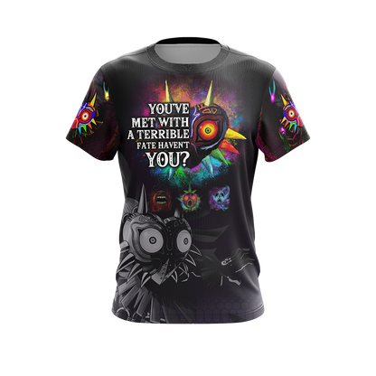 The Legend Of Zelda Majora's Mask You've Met WIth A Terrible Fate Unisex 3D T-shirt Zip Hoodie Pullover Hoodie   