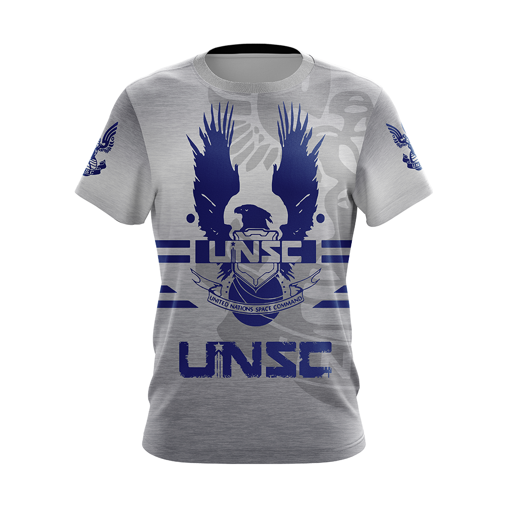 Halo - United Nation Space Command Unisex 3D T-shirt   
