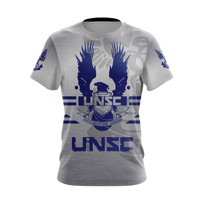 Halo - United Nation Space Command Unisex 3D T-shirt   