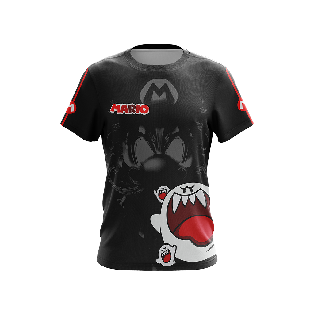 Mario Boo Ghost Unisex 3D T-shirt   