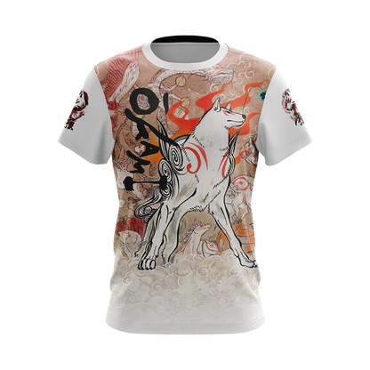 Okami New Version Unisex 3D T-shirt   