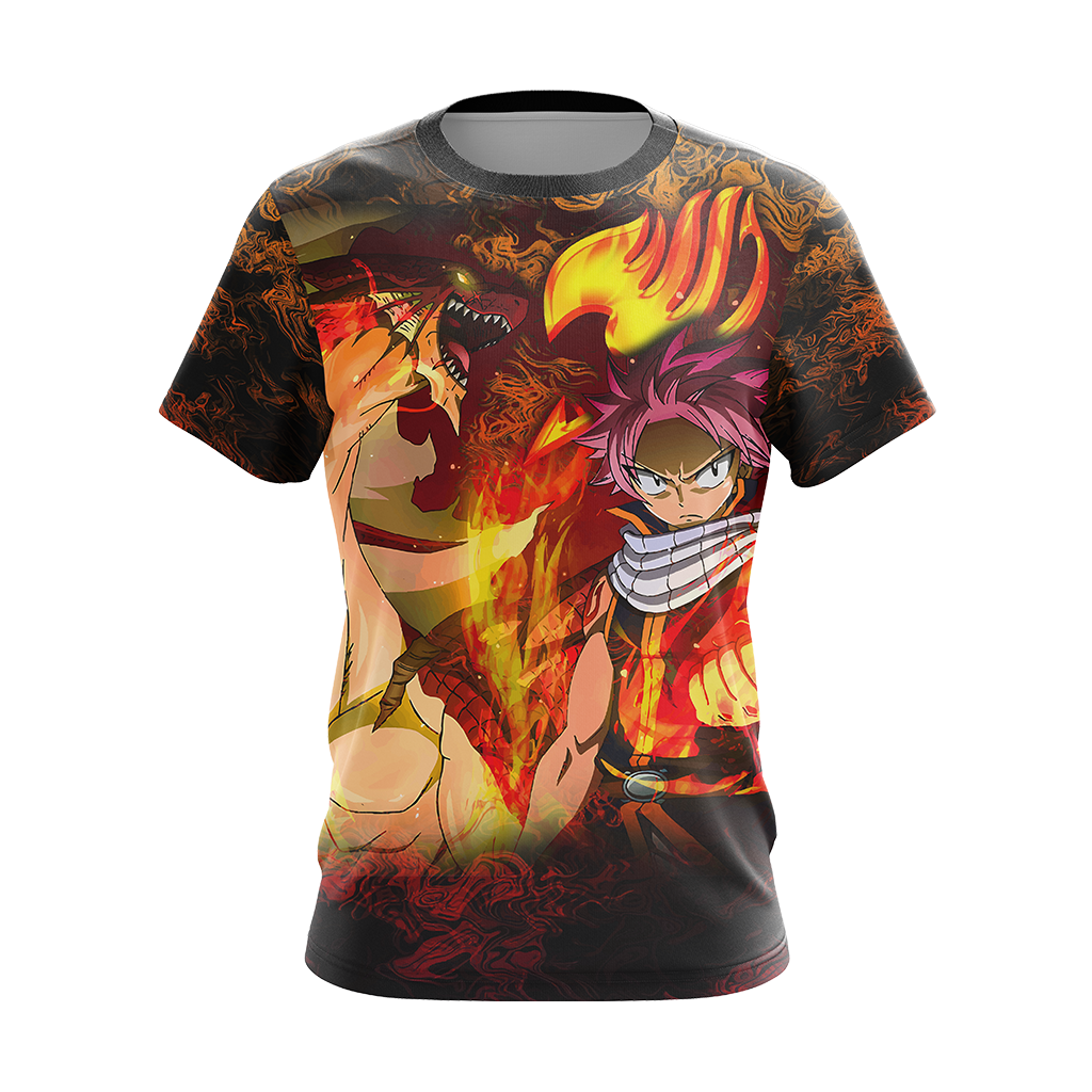 Fairy tail - Natsu Unisex 3D T-shirt   