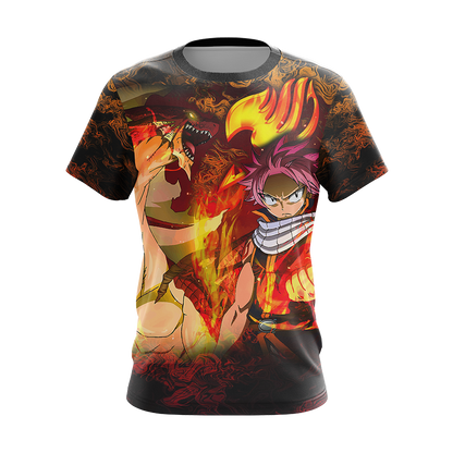 Fairy tail - Natsu Unisex 3D T-shirt   
