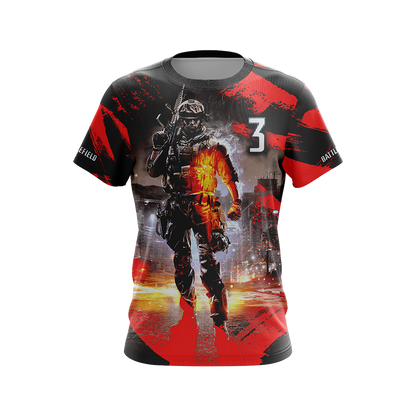 Battlefield 3 Unisex 3D T-shirt   