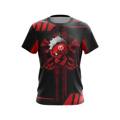 Gears Of War Red Unisex 3D T-shirt   