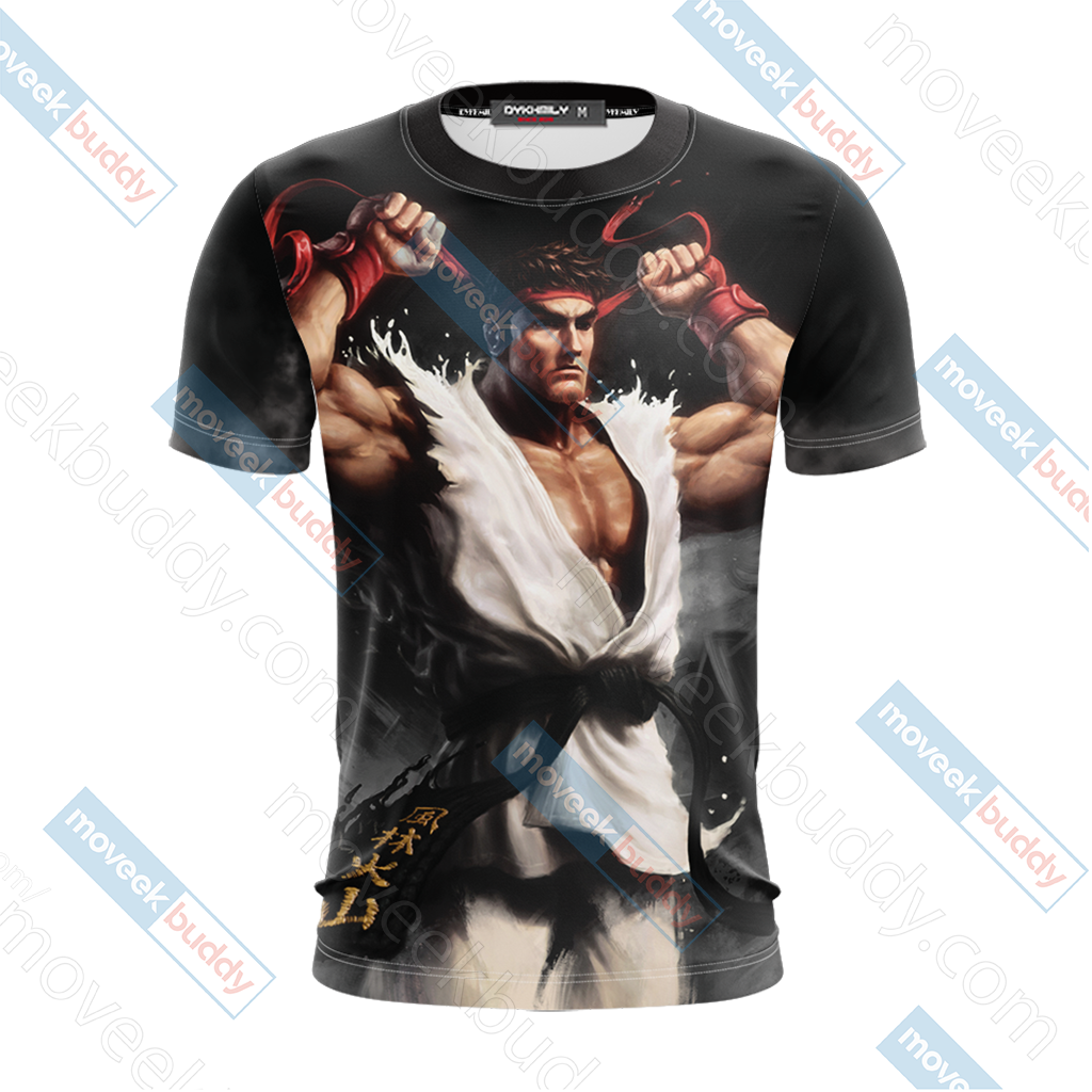 Street Fighter - Ryu Unisex 3D T-shirt   