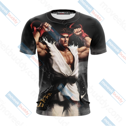 Street Fighter - Ryu Unisex 3D T-shirt   