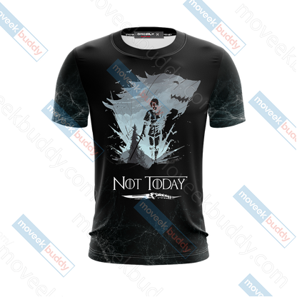 Game Of Thrones Not Today Unisex 3D T-shirt   