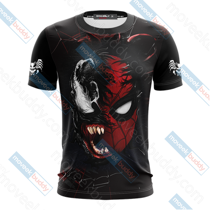 Spider-Man and Venom Unisex 3D T-shirt   