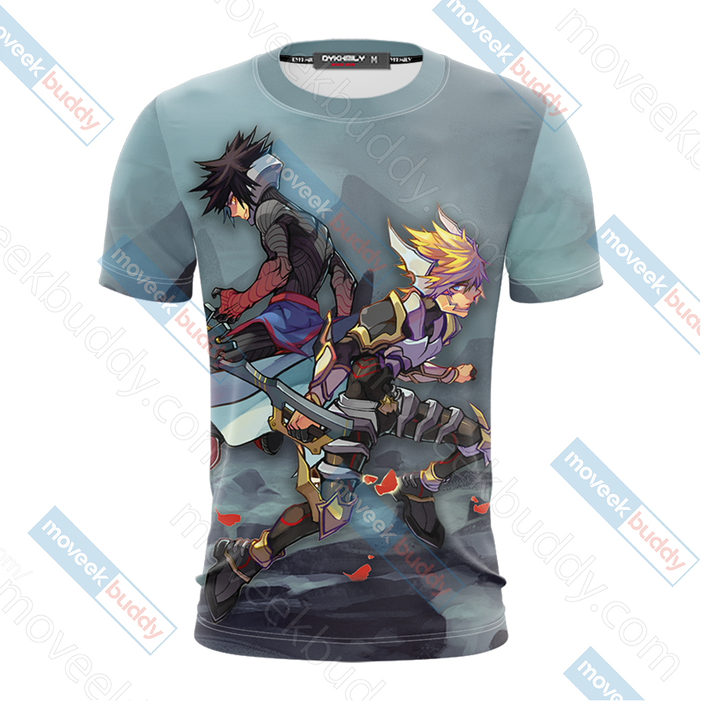 Kingdom Hearts New Version Unisex 3D T-shirt   