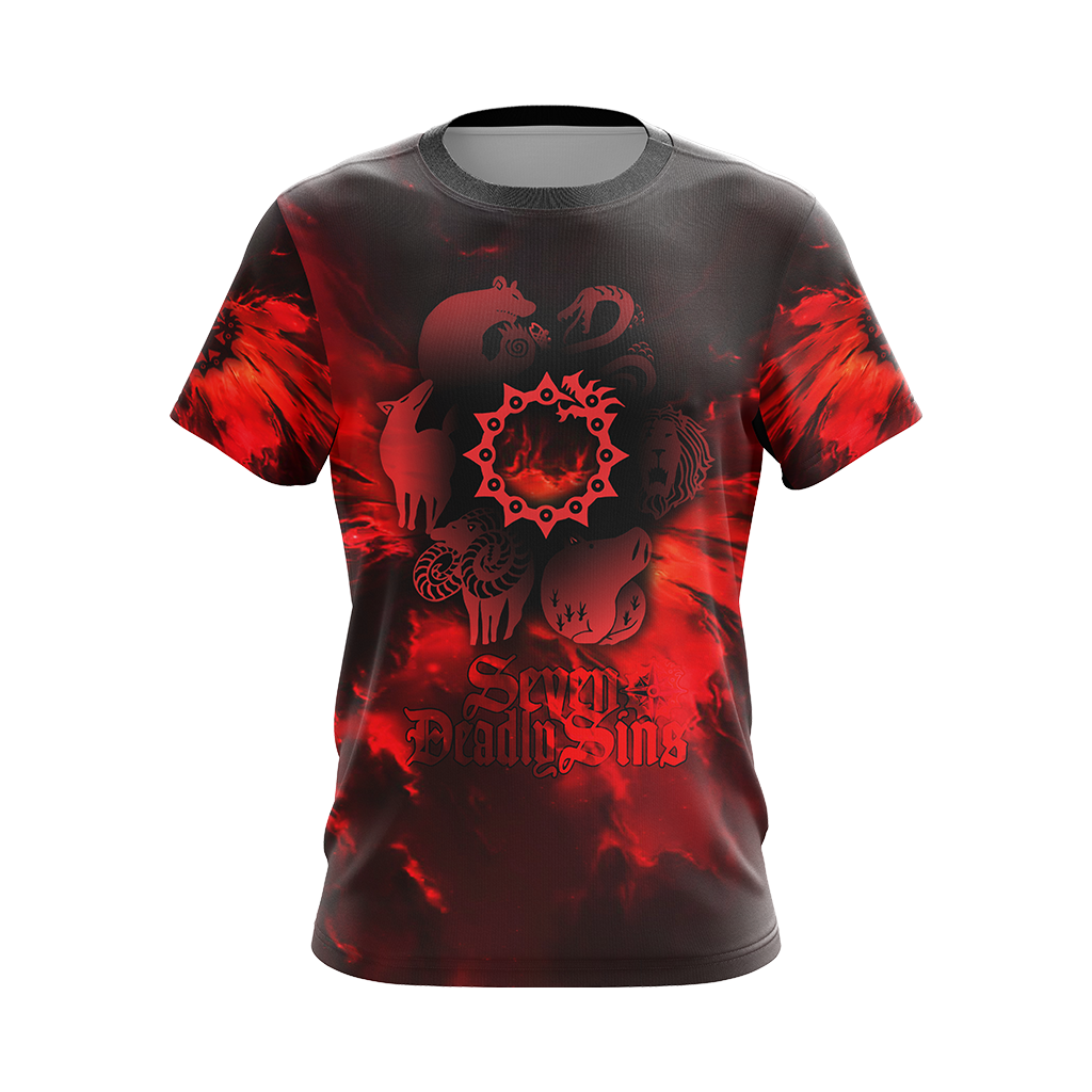 The Seven Deadly Sins Unisex 3D T-shirt   
