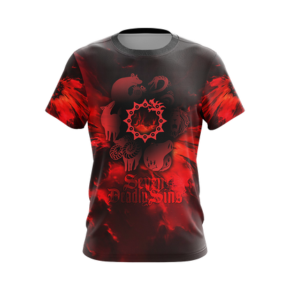 The Seven Deadly Sins Unisex 3D T-shirt   
