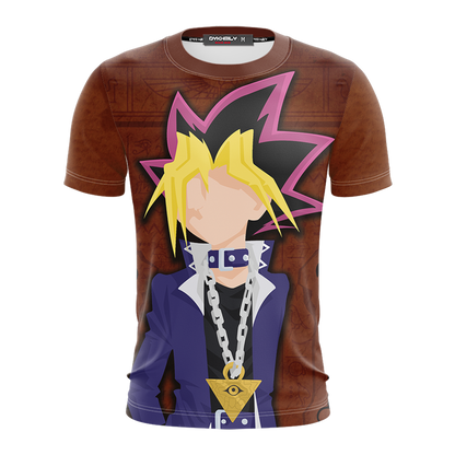 Yu-Gi-Oh! Yugi Muto And Slifer The Sky Dragon 3D T-shirt   