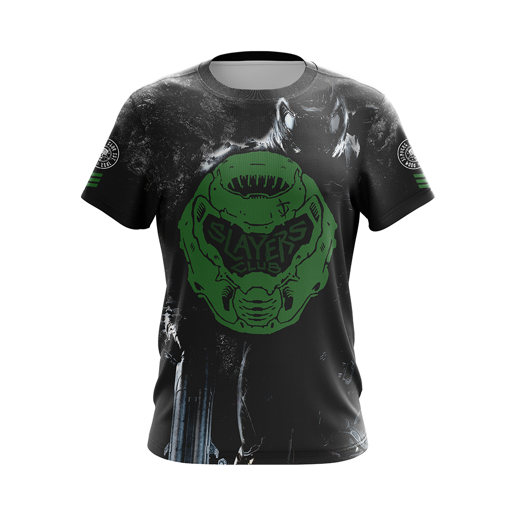 Doom - Slayers Club Unisex 3D T-shirt   