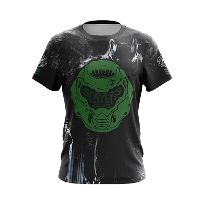 Doom - Slayers Club Unisex 3D T-shirt   