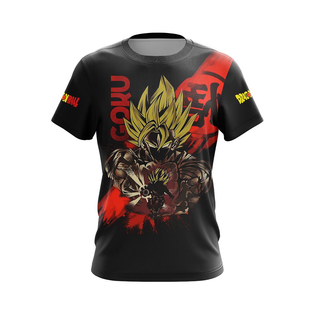Dragon Ball Son Goku Super Saiyan Unisex 3D T-shirt   