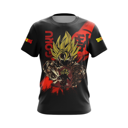 Dragon Ball Son Goku Super Saiyan Unisex 3D T-shirt   