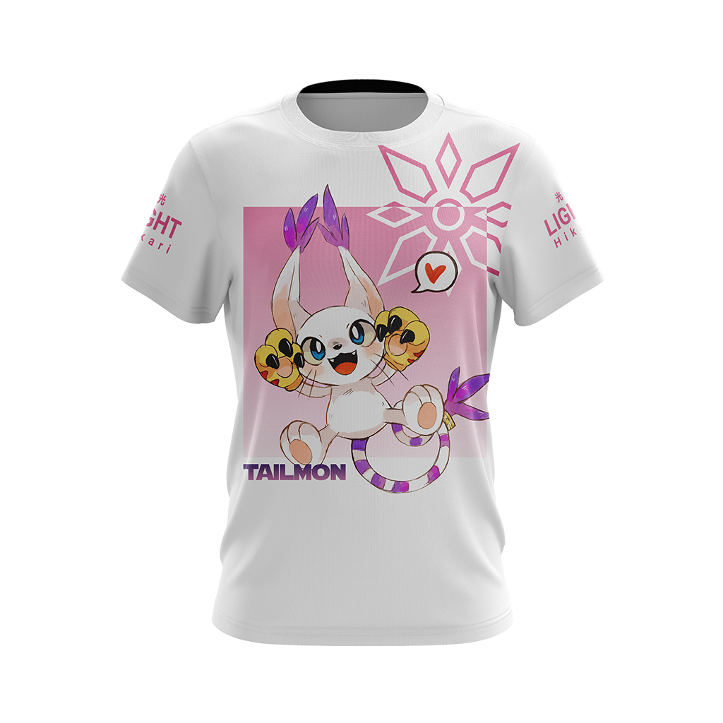 Digimon Gatomon Unisex 3D T-shirt   