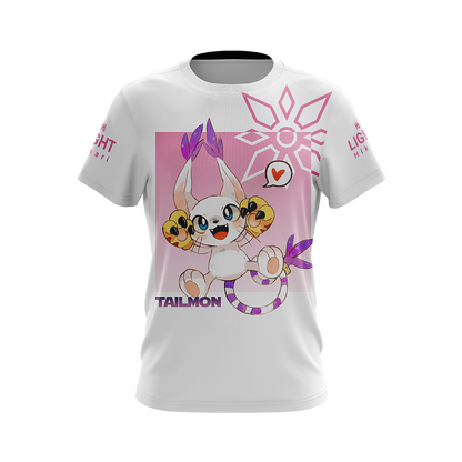 Digimon Gatomon Unisex 3D T-shirt   