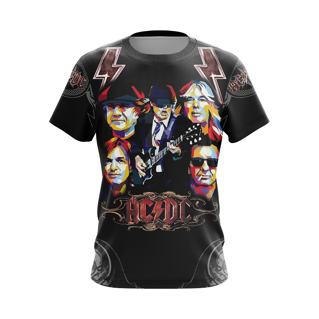 AC/DC Unisex 3D T-shirt   