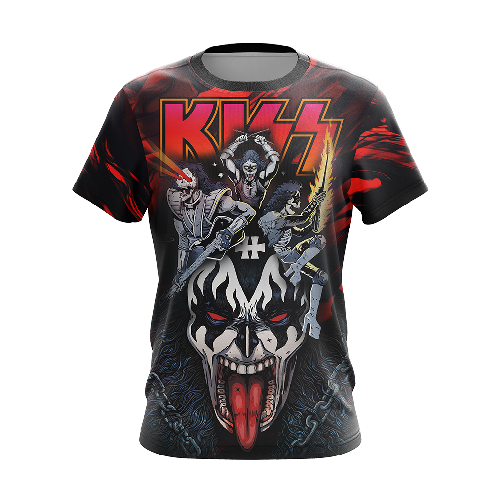 Kiss Band Unisex 3D T-shirt   
